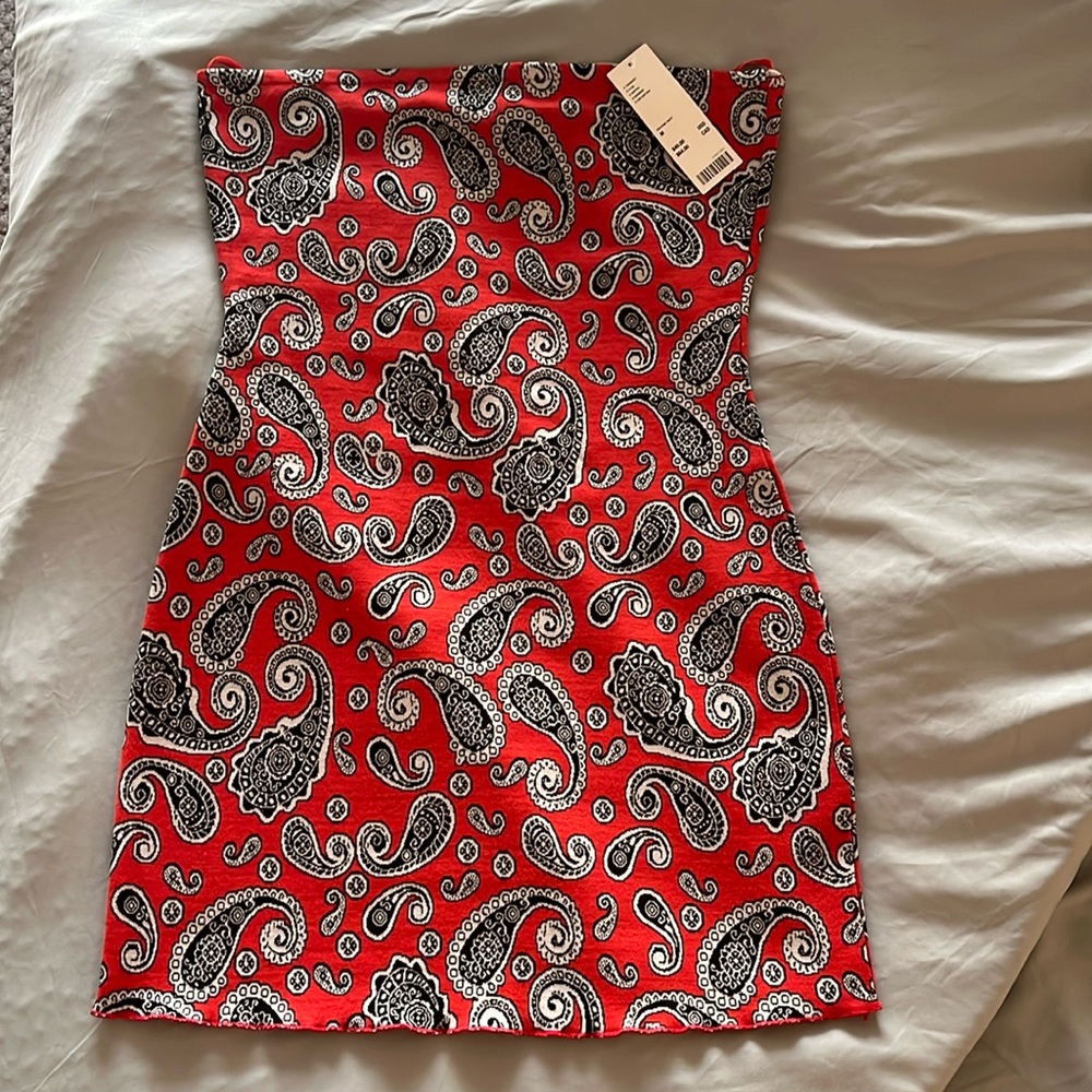 Urban Outfitters Strapless Knit Mini Dress